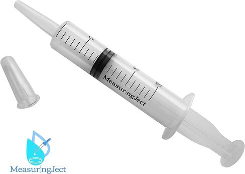 10 Pack Plastic Syringes for Measuring Scientific Measurement Syringe Multiple Uses Labs Watering Feeding Small (20ml) by MeasuringJect in Saudi Arabia