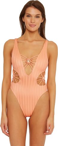 بدلة سباحة نسائية من قطعة واحدة بلون الشمبانيا من ISABELLA ROSE in Kuwait