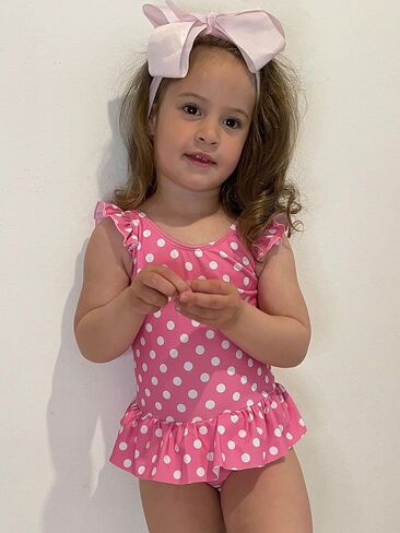 Vieille Toddler Little Girls One Piece Swimsuits Ruffles Bathing Suits Mermaid Dinosaur Swimwear 2-7T in Saudi Arabia
