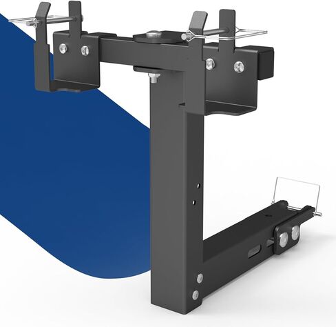 ELITEWILL سلة المهملات ذات العجلات، يمكن نقل سلة المهملات على شكل كرة، حامل سلة القمامة مناسب لشاحنة السيارات والسيارات الدفع الرباعي وعربة الجولف ATV UTV مع كرة وصلة أو وصلة مقطورة 2 بوصة in Kuwait