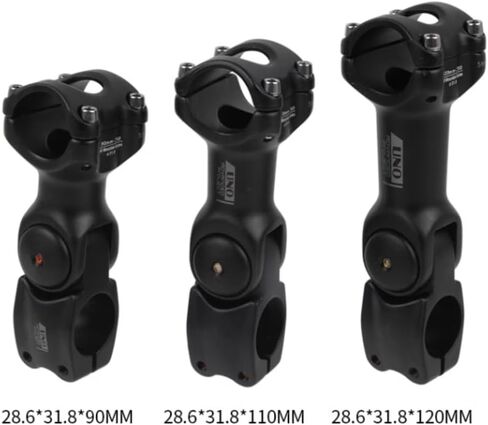 31.8mm Bike Stem 90/110/120mm Mountain Bike Stem 0-60 Degree Adjustable Bike Stem for Most Bicycle,Road Bike, BMX, MTB,Track Bike,Cycling… in Saudi Arabia