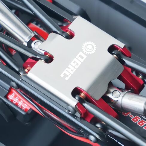 OGRC هيكل من الفولاذ المقاوم للصدأ دروع RC لوحة انزلاقية حامي المحور لسيارة TRX4M 1/18 RC الزاحفة in Kuwait