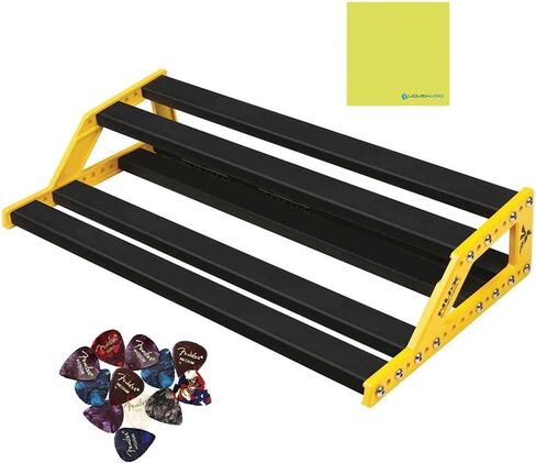 حزمة NUX Bumblebee Medium Pedalboard (NPB-M) مع 12x قطع جيتار فندر وقطعة قماش لتلميع أدوات الصوت السائلة in Saudi Arabia