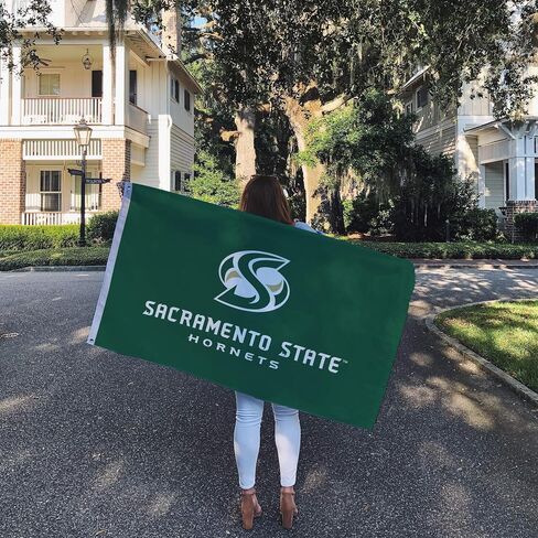 Desert Cactus Cal State Sacramento Flag University California Hornets Sac Flag Banners 100% Polyester Indoor Outdoor 3x5 feet Flags (Style 1) in Saudi Arabia