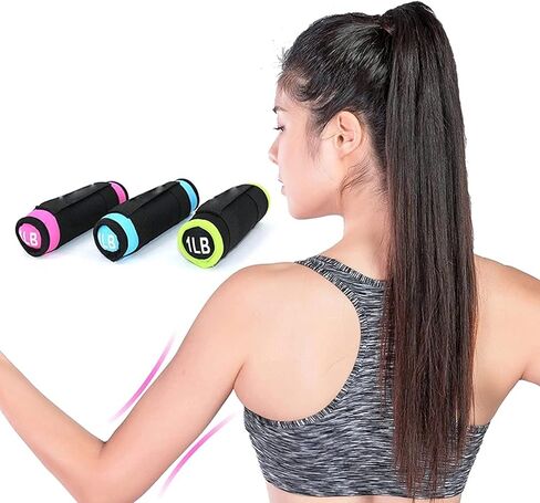 1 رطل للرجال والنساء يزنون الدمبل الناعمة أثناء المشي. رفع الأثقال بمقابض، يستخدم للمشي والجري والعلاج الطبيعي والتمارين الهوائية، ومناسب للتمرين البدني العائلي. (لون القرنفل) in Kuwait