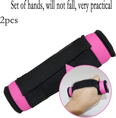 1 رطل للرجال والنساء يزنون الدمبل الناعمة أثناء المشي. رفع الأثقال بمقابض، يستخدم للمشي والجري والعلاج الطبيعي والتمارين الهوائية، ومناسب للتمرين البدني العائلي. (لون القرنفل) in Kuwait