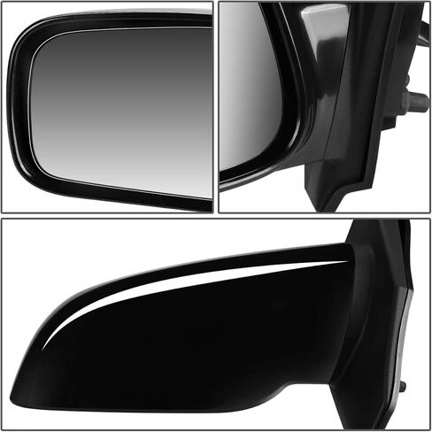 DNA Motoring OEM-MR-TO1320179 Factory Style Powered Left Side Door Mirror Compatible with 03-08 Corolla in Saudi Arabia