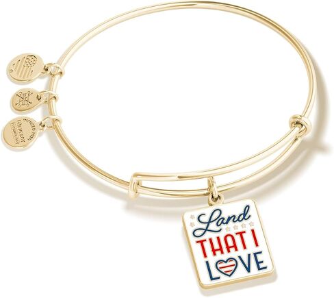 Alex and Ani Words Are Powerful Patriotic Expandable Bangle for Women, 2 to 3.5 in in Saudi Arabia