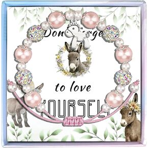 Donkey Bracelet for Women Donkey Bracelet Donkey Gifts for Donkey Lover Donkey Spirit Animal Gifts Inspirational Gifts Donkey Jewelry for Women