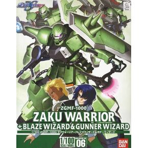 Bandai Hobby #6 Zaku Warrior Seed Destiny Action Figure (1/100 Scale)