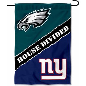 House Divided Eagles and Giants Double Sided Garden Flag