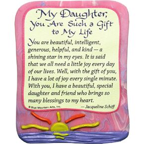 Blue Mountain Arts Daughter Refrigerator Magnet—For a Daughter Who Is Beautiful Inside and Out (My Daughter, You Are Such a Gift to My Life) Small