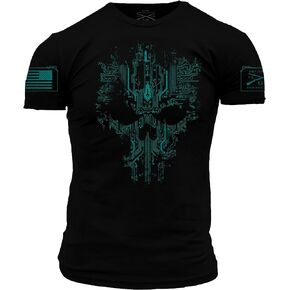 Grunt Style Circuit Skull Men's T-Shirt