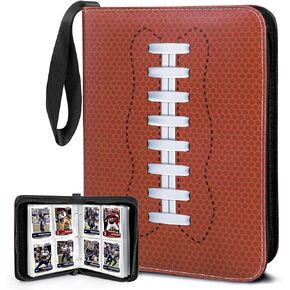 400 Pockets Football Card Binder,Football Trading Cards Display Case,Card Holder Sleeves for Football Cards in Kuwait