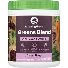 Amazing Grass Sweet Berry Antioxidant Superfood Powder, 7.4 OZ