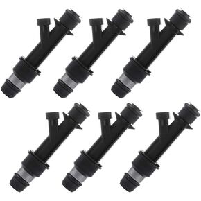 6pcs 25166922 Injectors,ANGLEWIDE 4 Holes Fuel Injectors Sets fit for 1998-1999 for Acura SLX for Isuzu Amigo,1998-2002 for Honda Passport for Isuzu Trooper,1998-2004 for Isuzu Rodeo,1999-2001