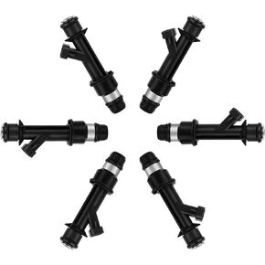 6PCS Fuel Injector for Isuzu i-280 for i-290 for i-350 for i-370 for Ascender, for GMC Envoy for Canyon, for Chevrolet Trailblazer for Colorado, for Saab 9-7x, for Hummer H3, for Buick Rainier