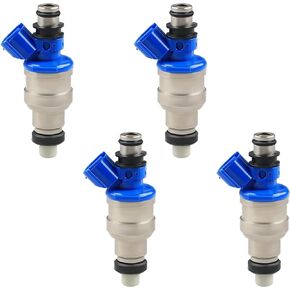 JDMON Fuel Injectors Compatible with Mazda Miata MX-6 MX-3 929 626 Ford Probe Kia Sephia 1.6L 1.8L 2.2L 3.0L Replacement for 195500-1970 4pcs