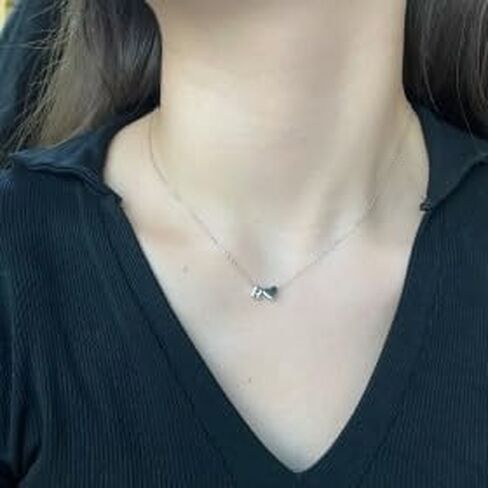 Initial Heart Necklace 925 Sterling Silver Tiny Heart R Letter Necklace Personalized Monogram Name Necklace Heart Initial Necklace Jewelry Gifts for Women Girls in Saudi Arabia