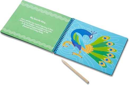 Melissa & Doug On the Go Scratch Art Hidden-Picture Pad - Favorite Things in Saudi Arabia
