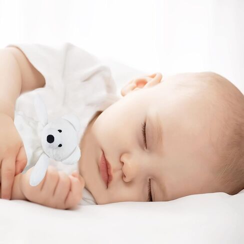 Baby White Polar Bear Soft Stuffed Animal Security Blanket, Plush Polar Bear Character Lovey Blanket, Baby Shower/Nursery Gift, Cuddly Newborn, Infant, Toddler Snuggle Blankie for Child, 13" in Saudi Arabia
