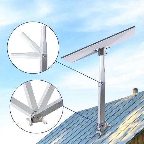 مجموعة أدوات تثبيت Starlink القابلة للتعديل من StarBridge لتركيب Starlink Gen 3 على الحائط الطويل، وحامل Starlink Pole Mount، وStarlink V3 Wall Mount متوافق مع Starlink Internet Kit Satellite V2 و in Kuwait
