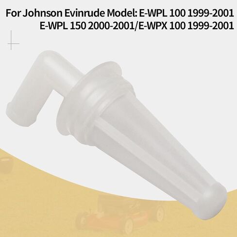 433190 فلتر الوقود لجونسون Evinrude BRP 90-175 Hp خارجي، يناسب 175 1992-1998، E-SL 115 1995-1998، E-SL 50 1995-1998، يستبدل 765553 18-79781 600-312 (1) in Kuwait