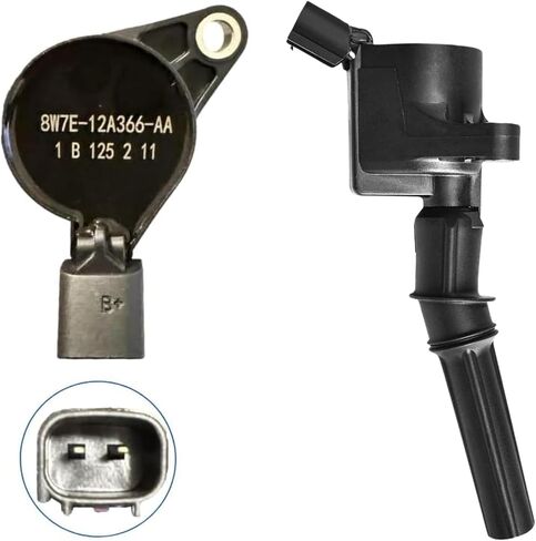 حزمة ملف الإشعال المنحني DG-508 متوافقة مع 97-2010 F-150، 05-08 F-250، F-350، 2005-2008 F-450، كراون فيكتوريا، موستانج 4.6L 5.4L 6.8L يستبدل OEM DG508، 8W7E -12A366-AA in Saudi Arabia