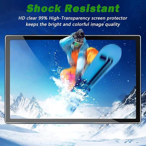 [عبوتان] واقي شاشة لجهاز Galaxy Tab A8 10.5 بوصة 2022(SM-X200/X205/X207)، واقي شاشة من الزجاج المقوى مضاد للخدش بدون فقاعات صلابة 9H - شفاف in Kuwait
