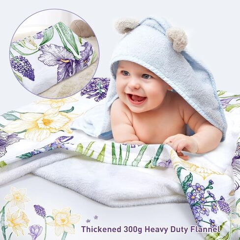 Boho Baby Monthly Milestone Blanket Purple Lavender Swaddle Blanket Growing Gender Reveal Gift Photo Props Girl Bohemian Blanket Mom-to-Be Gift Ideas Christening Gift 40"x50" in Kuwait