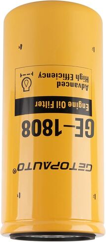 فلتر الزيت 1R1808 1R-1808 استبدل 275-2604 لـ Caterpillar 1R1808 فلتر الزيت CAT متوافق مع حفارة Caterpillar 3406B 3408 3412C 3412 3306B (مجموعة من 3) in Saudi Arabia