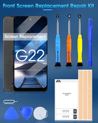 Screen Replacement for Nokia G22 LCD Display, LCD Screen Replacement for Nokia G22 6.5 inches Touch Screen Digitizer Assembly with Repair Kits in Saudi Arabia
