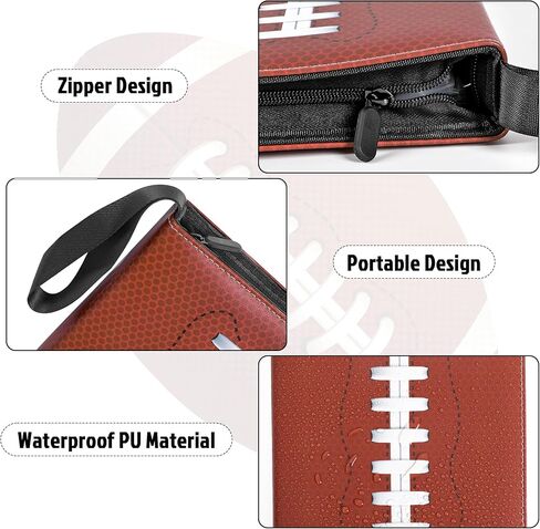 400 Pockets Football Card Binder,Football Trading Cards Display Case,Card Holder Sleeves for Football Cards in Kuwait