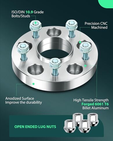 SCITOO 2X 1 25mm Hubcentric Wheel Spacers 5x4.75 to 5x4.75 7/16" Studs Fits for Biscayne for Camaro in Saudi Arabia