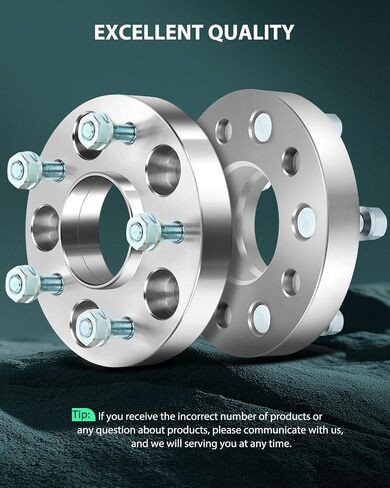 SCITOO 2X 1 25mm Hubcentric Wheel Spacers 5x4.75 to 5x4.75 7/16" Studs Fits for Biscayne for Camaro in Saudi Arabia
