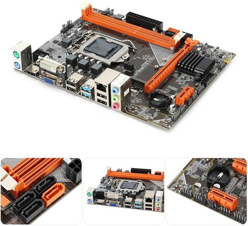 كمبيوتر مكتبي للوحة الرئيسية Intel B75، اللوحة الأم DDR3 LGA 1155 M-ATX، بطاقة شبكة جيجابت RTL8111H، الجيل الثاني i3، i5 وi7 لوحدة المعالجة المركزية من السلسلة in Kuwait