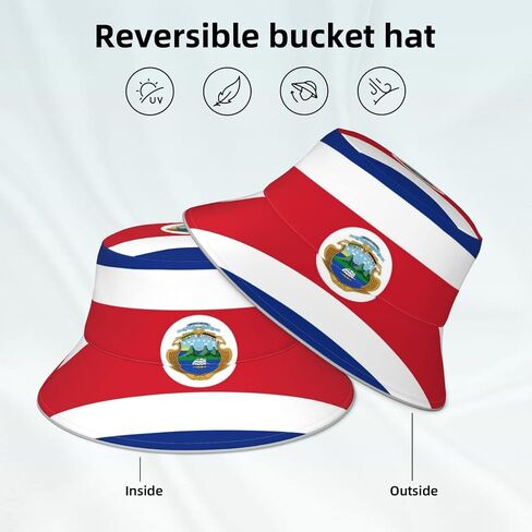 Greece Greek Flag Reversible Bucket Hat Reflective Fisherman Cap, Foldable Sun Hat for Camping Hiking Fishing in Saudi Arabia