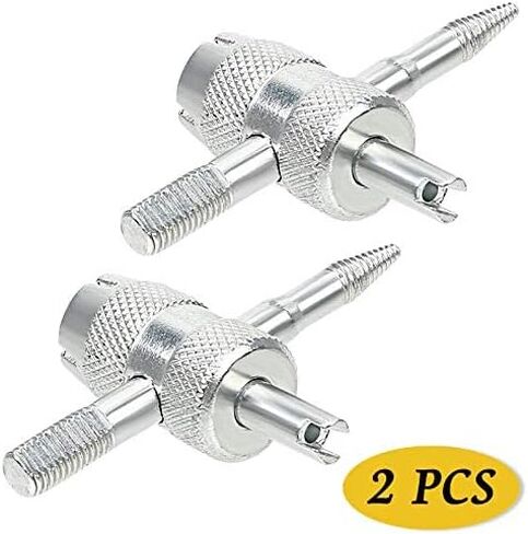 2PCS 4-Way Valve Tool,Tire Valve Tools,4 Way Valve Core Tool,4-in-1 Multifunctional Valve Wrench for Automobile Tire Stem Core Remover Installer Repairer in Saudi Arabia
