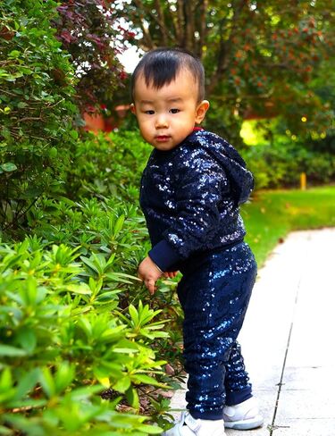 Cilucu Kids Jackets Girls Boys Sequin Zipper Coat Jacket for Toddler Birthday Christmas Clothes in Kuwait