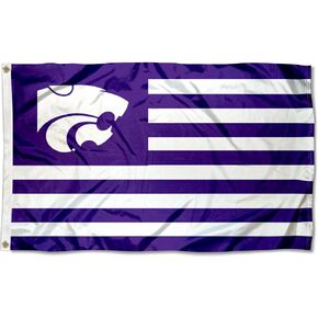 College Flags & Banners Co. Kansas State Wildcats Stars and Stripes Nation Flag