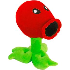 JHESAO 7" Fire Plants and Zombies Peashooter Plush Zombies Toys PVZ Plushies 1 2 Stuffed Soft Doll Pea Fire Plant Toy New