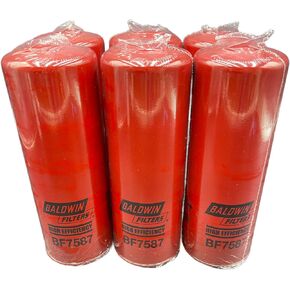 P&F Fuel Filter Replace 1R0749, 3089679,FF5319; (BF7587 Pack of 6)