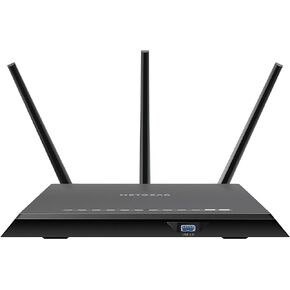 Netgear R7000-100NAR Dual-Band (2.4 GHz / 5 GHz) Gigabit Ethernet Black Wireless Router (Renewed)