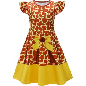 زي الزرافة للفتيات لحفلات أعياد الميلاد، ملابس تنكرية للهالوين in Kuwait