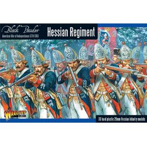 Black Powder Revolutionary War Hessian Regiment 1:56 Military Wargaming Plastic Model Kit WGR-AWI-03