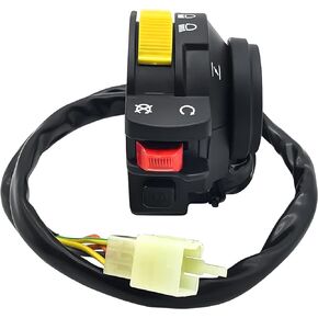 M MATI Left Handlebar Start Stop Headlight Switch for Arctic Cat ATV 400 Manual 500 Manual 700 Diesel 0409-083 0509-013