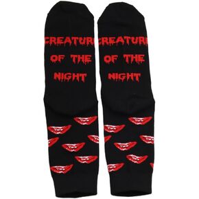 PXTIDY 2 Pairs Rocky Horror Movie Show Sock Horror Movie Fans Gift Movie Themed Gift Halloweenn Horror Movie Sock