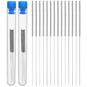 Healvian 25pcs 3D Printer Nozzle Cleaning Kit 0.25 mm Stainless Steel Nozzle Cleaning Needles 3D Printer Nozzle Cleaner for 3D Printer Accessory