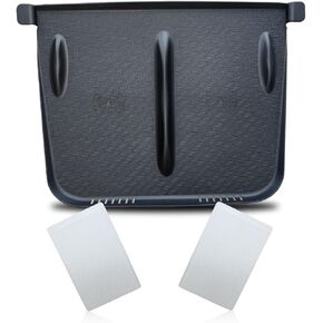 حصيرة شحن لاسلكية لوحدة التحكم المركزية، وسادة سيليكون مقاومة للماء، لمسة نهائية من ألياف الكربون الصناعية المضادة للانزلاق، متوافقة مع طراز Tesla 3 21-23 موديل Y 21-24، ملحقات داخلية 2 حافظة مفاتيح للبطاقة in Kuwait