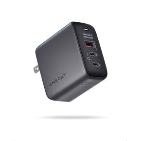 USB C Charger 65W, 3-Port GaN III Fast Charger Block PPS PD 3.0, Compact Foldable Wall Charger for MacBook Pro/Air, Dell XPS 13, iPhone 15/Pro, iPad Pro, Galaxy S23, Steam Deck, and More